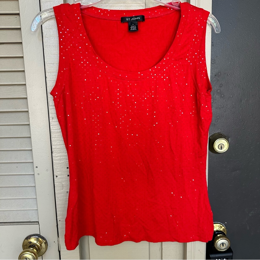 Women’s St John Shimmery Blouse Size Small